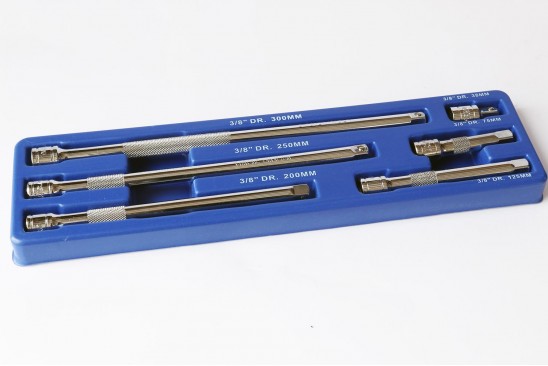 Verlengstukkenset 3/8" 6-delig